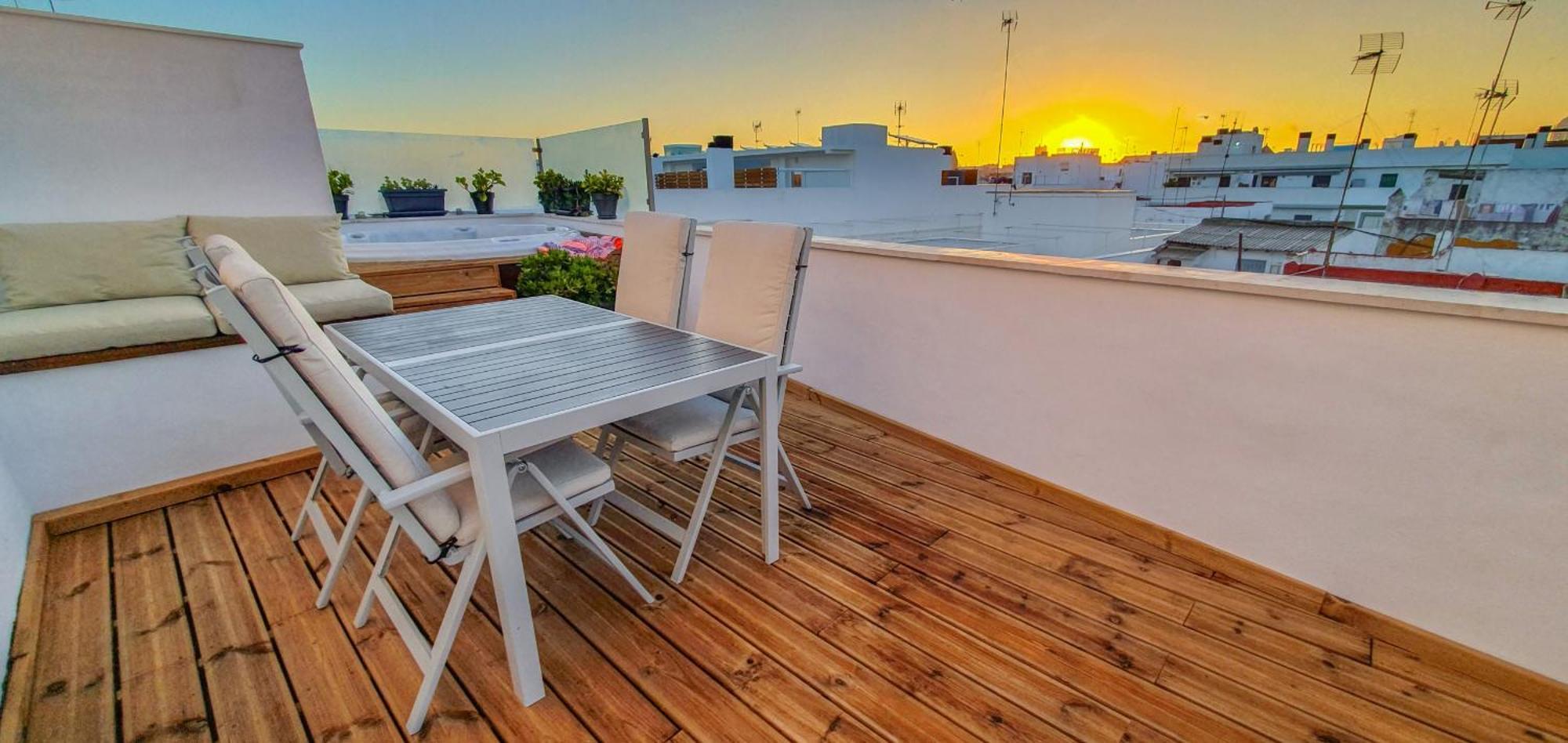 Апартаменты Penthouse With Jacuzzi, And Garaje Grupo Ac Gestion Кадис Экстерьер фото